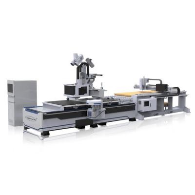 China Wood CNC Router Nesting Machinery Repair Shops Automatic Solution CNC Router Machine with Tagging and Drilling for sale