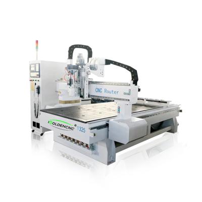 China Factory ATC 1325 CNC Router Woodworking 3D Wood Carving Machine With Auto Tool Switch for sale