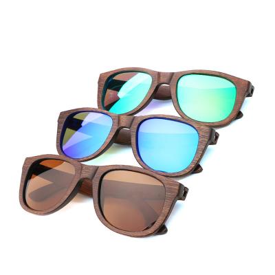 China Stylish 100% UV Protection New Products Wholesale Luxury Retro Uv400 Polarized Eyeglass Logo Men Wooden Sunglasses Custom Bamboo Unisex 2021 for sale