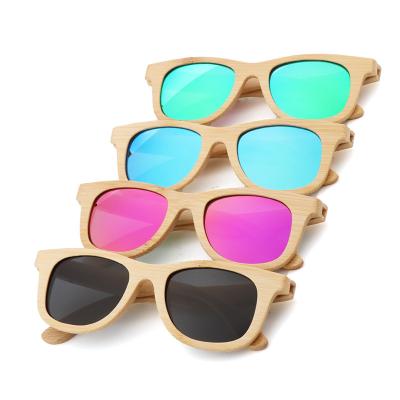 China Factory 2022 Trade Eyewear Logo Sun Glasses Custom Made High Quality UV Protect Luxury Polarized Sunglasses Logo Bamboo Bulk Sunglasses Wood for sale