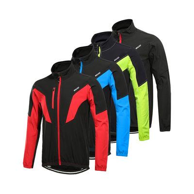 China Factory New Breathable Polyester Windproof Men Winter Reflective Outdoor Bike Clothes Sportswear MTB Bicycle Long Sleeve Cycling Jacket for sale