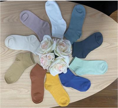 China Wholesale QUICK DRY in Stocking Goods Women's Cotton Stain Polyester CVC Ankle Socks for sale