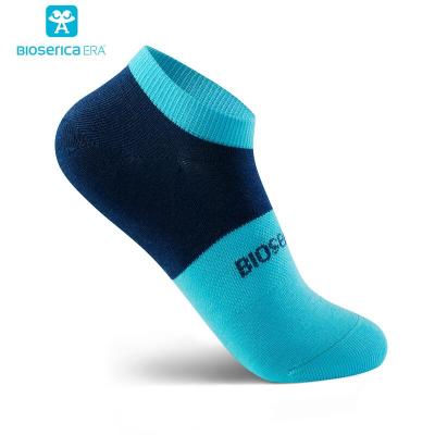 China Bioserica QUICK DRY Era In Stock Wholesale Breathable Antibacterial Mens Stockings Cut Out Design Cotton Soft Colorful Socks for sale