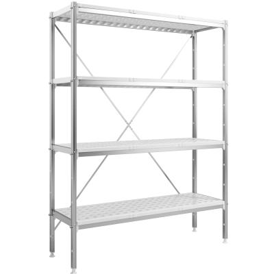 China Knocked Down Durable Shelf Racking / Assembled Shelving /Storage Racking / Aluminum Warehouse Flow Racks for sale