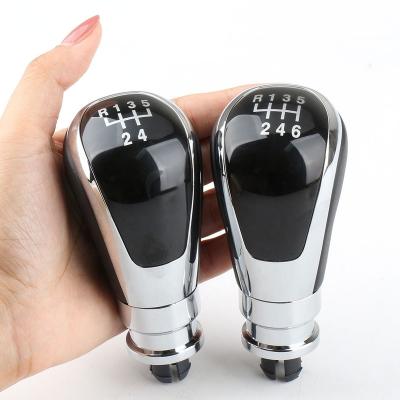 China For Audi 5 Speed ​​6 Speed ​​GE Gearbox Handles A3 4 5 Handle A6 Genuine Leather Gear Shift Knob Lever Stick Head For Audi for sale