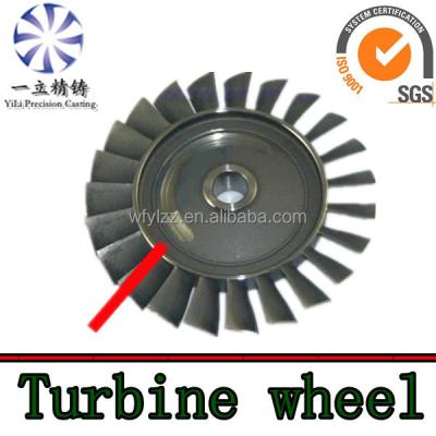 China Portable Turbocharger Precision Inconel Castings Sandblasting Used Turbine Wheel for sale