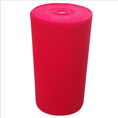 China Factory Direct Red Felt Fabric 2mm Industrial Felt Fabric Felt Nonwoven Fabric Viable for sale