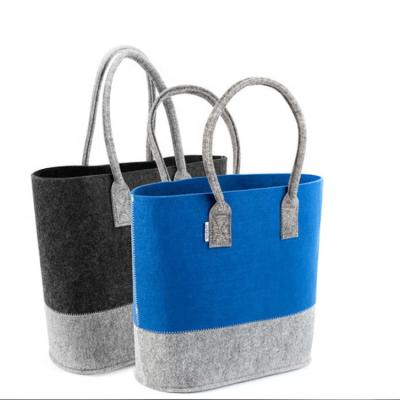 China Fashion Factory Direct Wholesale Felt Laundry Storage Basket Organizer Bag for sale