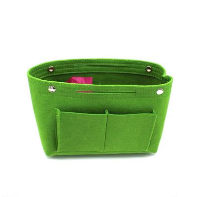 China Factory direct large capacity fashion multi-padded felt cosmetic bag can be customized color for sale