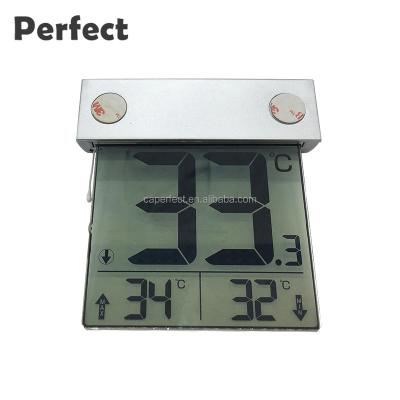 China Perpetual Time Alibaba Buy Now Large Garden Window Household Digital Solar Thermometer LCD Display for sale