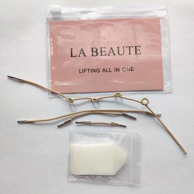 China 2021 La Beaute Bestselling Anti-Wrinkle 20pcs 40pcs Face Lift Tape With Strings Kit Face Lifting Sticker Waterproof Set for sale