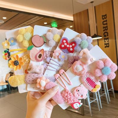 China Japan and Korean Style New Arrival Hair Accessories Girl Hair Clips 40 Style Options Super Cute Korean Hairpins Popular Rainbow Flower Hair Clips for sale