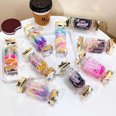 China 130/Pack Small Elastic Hair Band Candy Box Fashion Hair Elastic Hair Accessories Girls Soft Creative Colorful Disposable Rope Hair Bands for sale