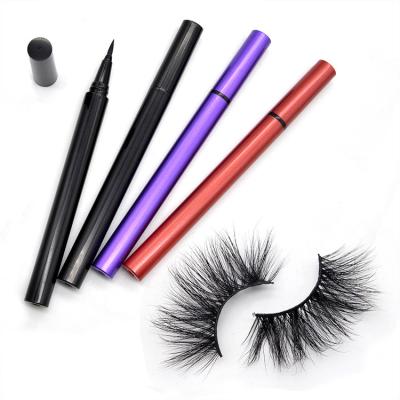 China Eyelash Quick Dry Self Adhesive Liquid Adhesive Eyeliner Pen Glue Eyeliner Adhesive Pen for sale