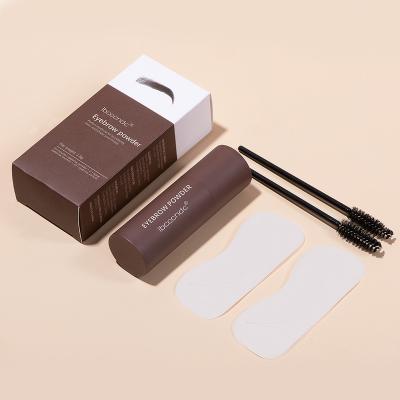 China 2021 Waterproof Makeup 3 Colors Eyebrow Shaping Kit Eyebrow Stamp Sets Natural Long Lasting Waterproof for sale