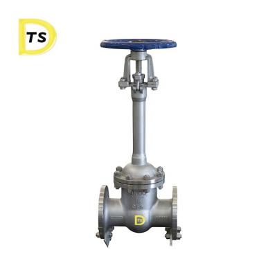 China Best Selling General LNG CO2 02 N2 Stainless Steel Temperature Gate Valve for sale