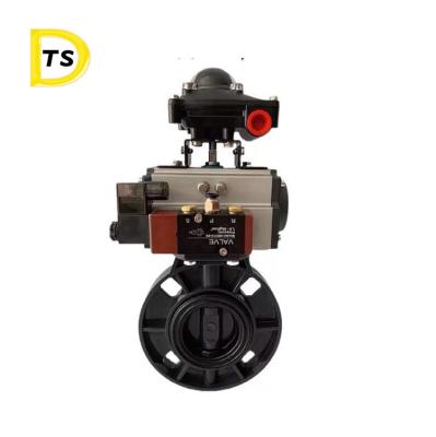 China General Pneumatic PP ABS CPVC PVDF PPR UPVC Butterfly Valve PVC for sale