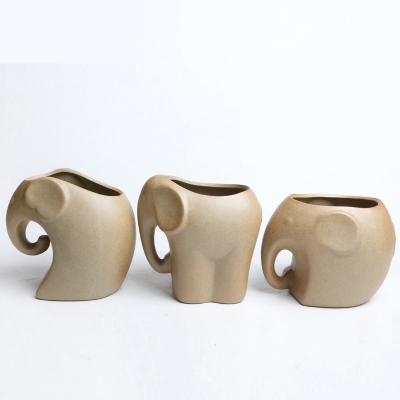 China Amazon Hot Selling Modern Ceramic Planter Pots Animal Succulent Planters for sale