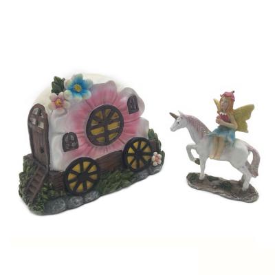 China Europe Factory Competitive Price Resin Fairy Garden Set of 2 for sale