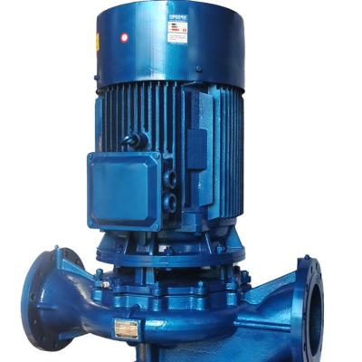 China Commercial Buildings ISG Vertical Centrifugal Pipeline Melting Chemical Pump For Clear Water for sale