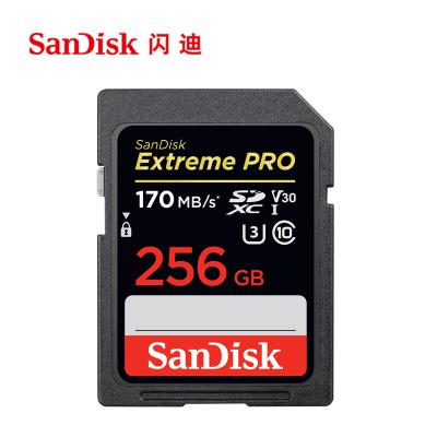 China Extreme 128GB V30 U3 Class10 SD Card 170M/S High Speed ​​SD Card SanDisk Camera/Tablet Memory Card PRO 256GB 32GB 64GB For Camera for sale