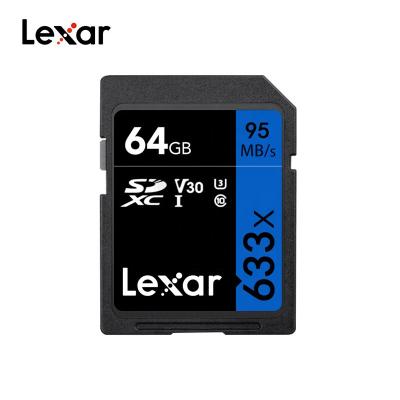 China SD Card for Camera Video Lexar SD633X Professional SD Cards 128GB 16G 64GB 256GB 512GB 32GB Memory Card with U3 V30 C10 4K Camera for sale