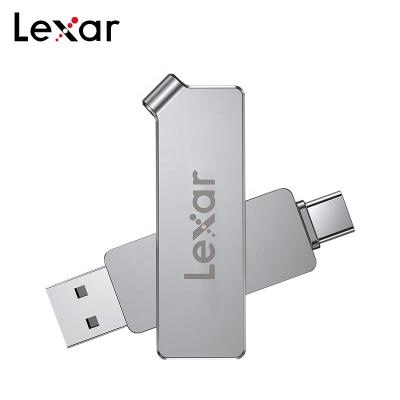 China Original Lexar JumpDrive 128gb 256gb usb flash drive 3.1 pendrives metal usb stick 64gb 32gb mini pen drive for phone laptop D30C for sale