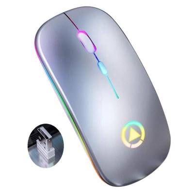 China Dropshipping LED Mouse Wireless Smart Stay Slim Portable Office Mouse 2.4G Silent Battery Optical Mobile Game or Work and so on Version for sale