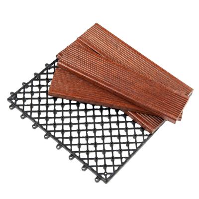 China DIY Easy Installation Design PB-08 Plastic Base Mat For Exterior DIY Decking Tile for sale