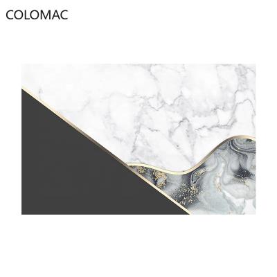 China Custom Modern Bedroom Luxury Geometric Marble Nordic Background Wallpaper Colomac Wall Stickers Decor for sale