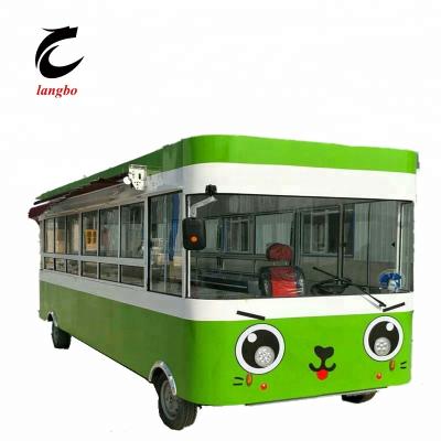 China Other High Efficiency Four Wheel Commercial Truck Electric Mobile Fast Food Van for sale