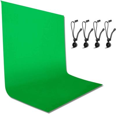 China Customization Accepted 6 x 9 ft Photography Backdrop Background, Chromakey Muslin Backdrop Green Screen for Video Photo Studio, 4 x Backdrop Clip for sale