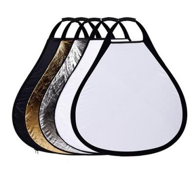 China Taking Nice to Photos 5 in-1 30/60/80 cm Portable Handheld Folding Studio Triangle Light Reflector for sale