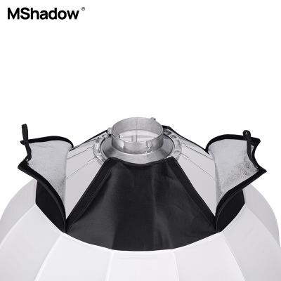 China Customization accepted MShadow quick open fold soft lightweight ball softbox with BOWENS sprrdring 65cm for sale