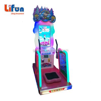 China Wood.plastic Kids Video Arcade Game Machine Snow Lottery Redemption Game For Sale for sale