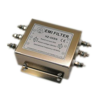 China 380V 50A Low Pass EMI Filter for Frequency Inverter for sale