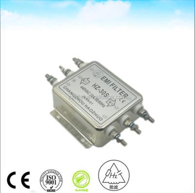 China POWER SUPPLY Output 380VAC 30A EMI Filter For PLC High Quality for sale