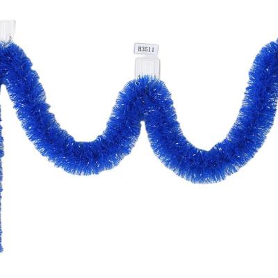 China Chirstmas Decor HX New Products Excellent Quality PET Marcron Shiny Christmas Decoration Reusable Tinsel for sale