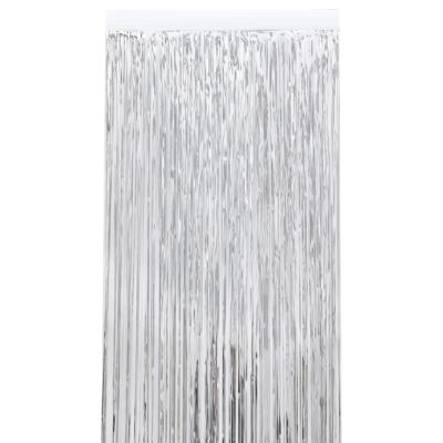 China Hot Sale Metallic Shiny Tinsel Foil Fringe Curtains Backdrop Photo Booth Props Party Supplies Decorations PET for sale