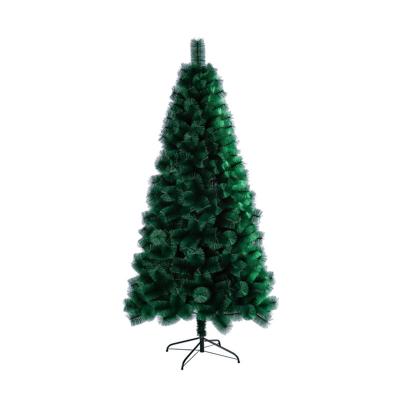 China Hot Selling Fashionable And Durable PVC Christmas Tree Cheap Home Hotel Window Decoration Artificial Green Christmas Tree for sale