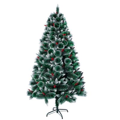 China Hot Selling Fashionable And Durable Custom Made Green PET And PVC Faux Tree Christmas Tree for sale