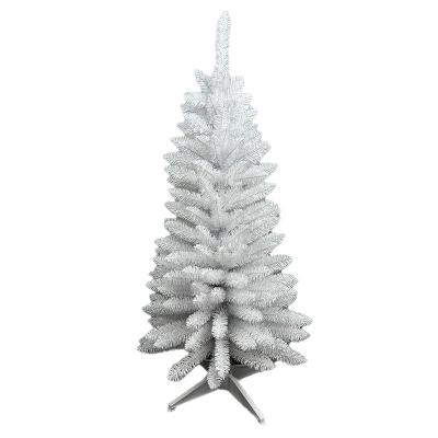 China Luxury Home Decorations 120cm Party Christmas Tree PVC PVC Artificial Snow Christmas Tree for sale