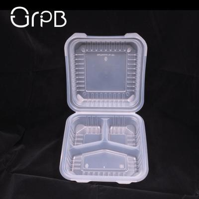 China Stocked Purchase PP 3 Layer Bento Lunch Boxes Container With Lid for sale