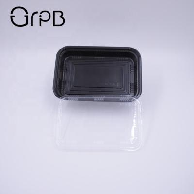 China Plastic food stored from lunch to go take out container box for sale