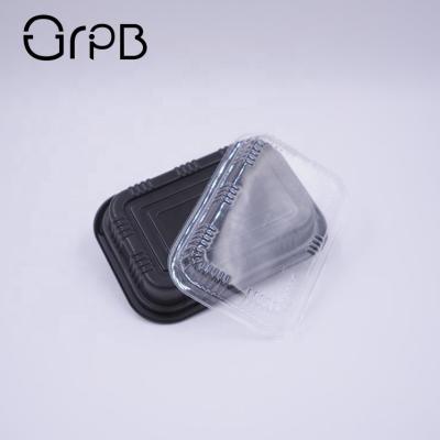 China Food Stored Plastic Square Takeout Packaging Boxes for sale