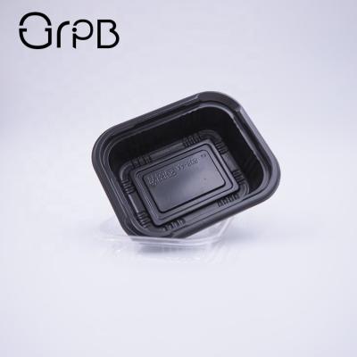 China Customized Plastic Take Away Stocked Food Packaging Boxes for sale