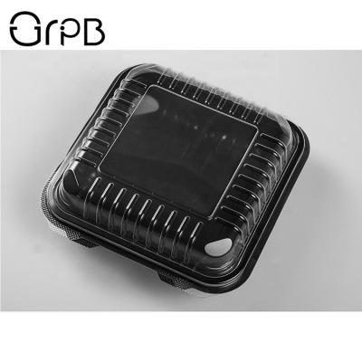 China Recyclable Disposable Lunch PP Plastic Food Box Container for sale