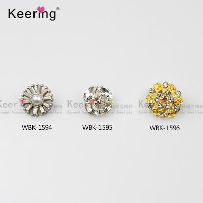 China New Design Nickel Free Wholesale Custom Crystal Leg Buttons OEM Metallic Technics Style For Jeans Shirts Bags for sale