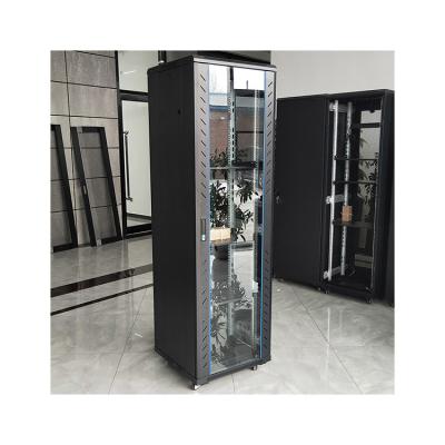 China SPCC 19inch racks network cabinet data wall box 22 ddf 42u network server cabinet 19 inch network cabinet for sale