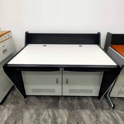 China SPCC Cold Rolled Steel+ SD-W-001Modern Wood Monitoring Console Assembly Monitoring Console Console Intelligence Control Room for sale